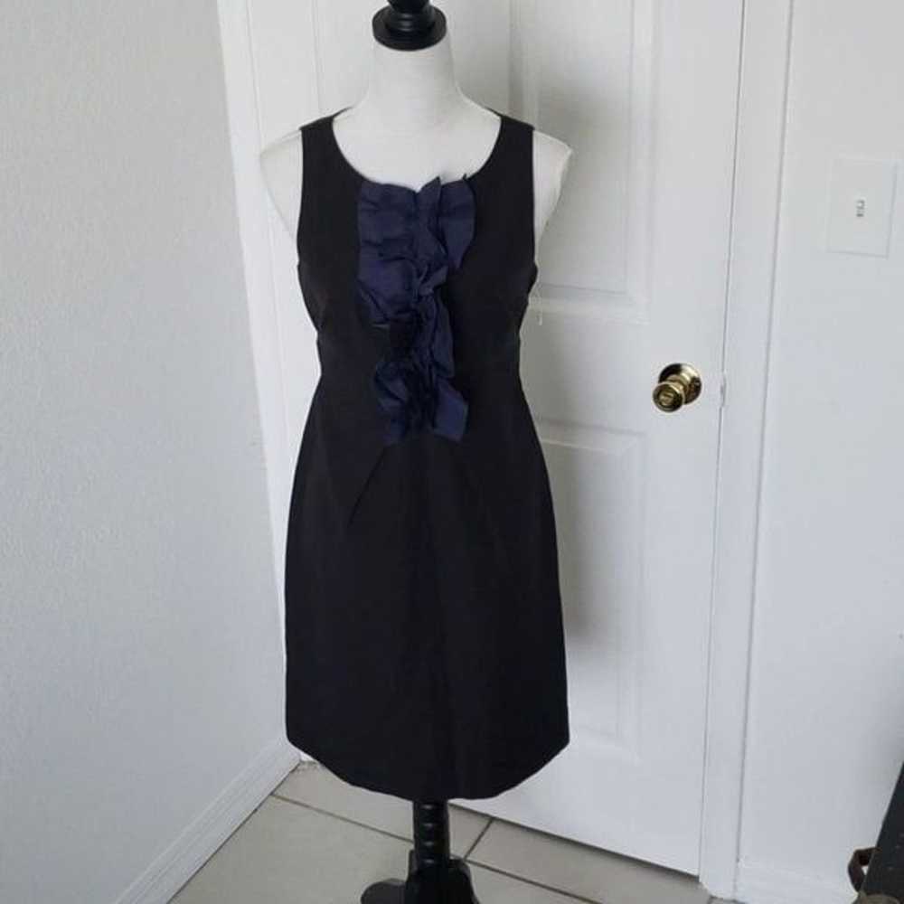 Anthropologie Leifsdottir Black Blue Ruffles Mini… - image 10