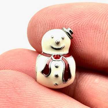 Pandora Retired Happy Snowman Charm 925 ALE Sterl… - image 1