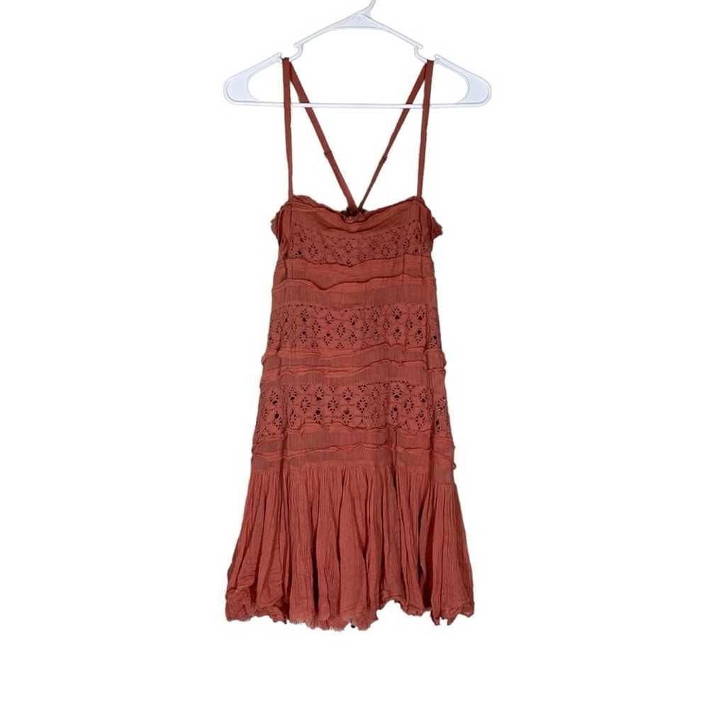 Free People Shailee Slip Mini Dress Size Small - image 2