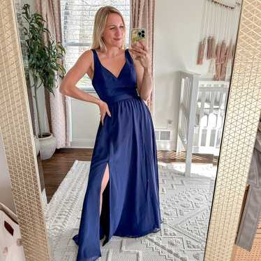 Kennedy Blue Sweetheart Neck Maxi Bridesmaid Dres… - image 1