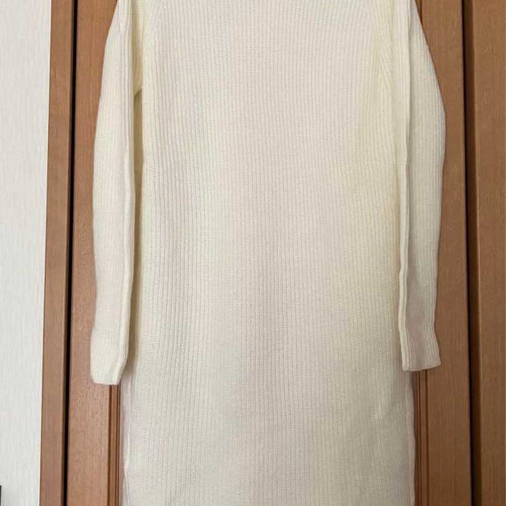 【PLST】Knit Long Dress S White - image 2