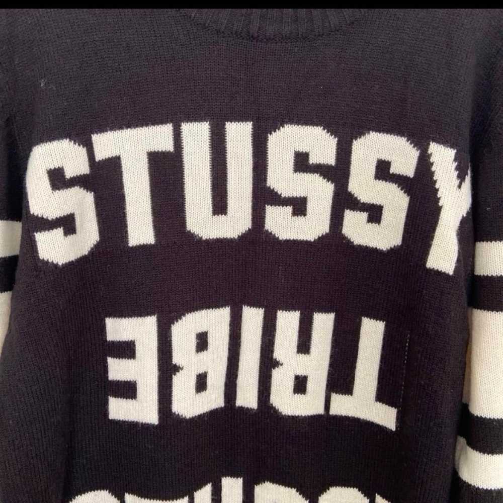 STUSSY Big Logo Knit Sweater Dress M - image 3