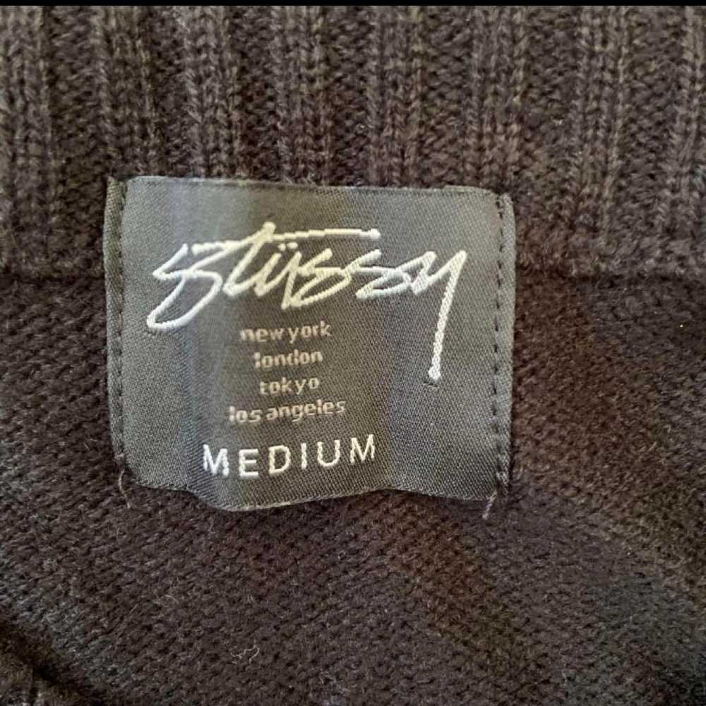 STUSSY Big Logo Knit Sweater Dress M - image 4