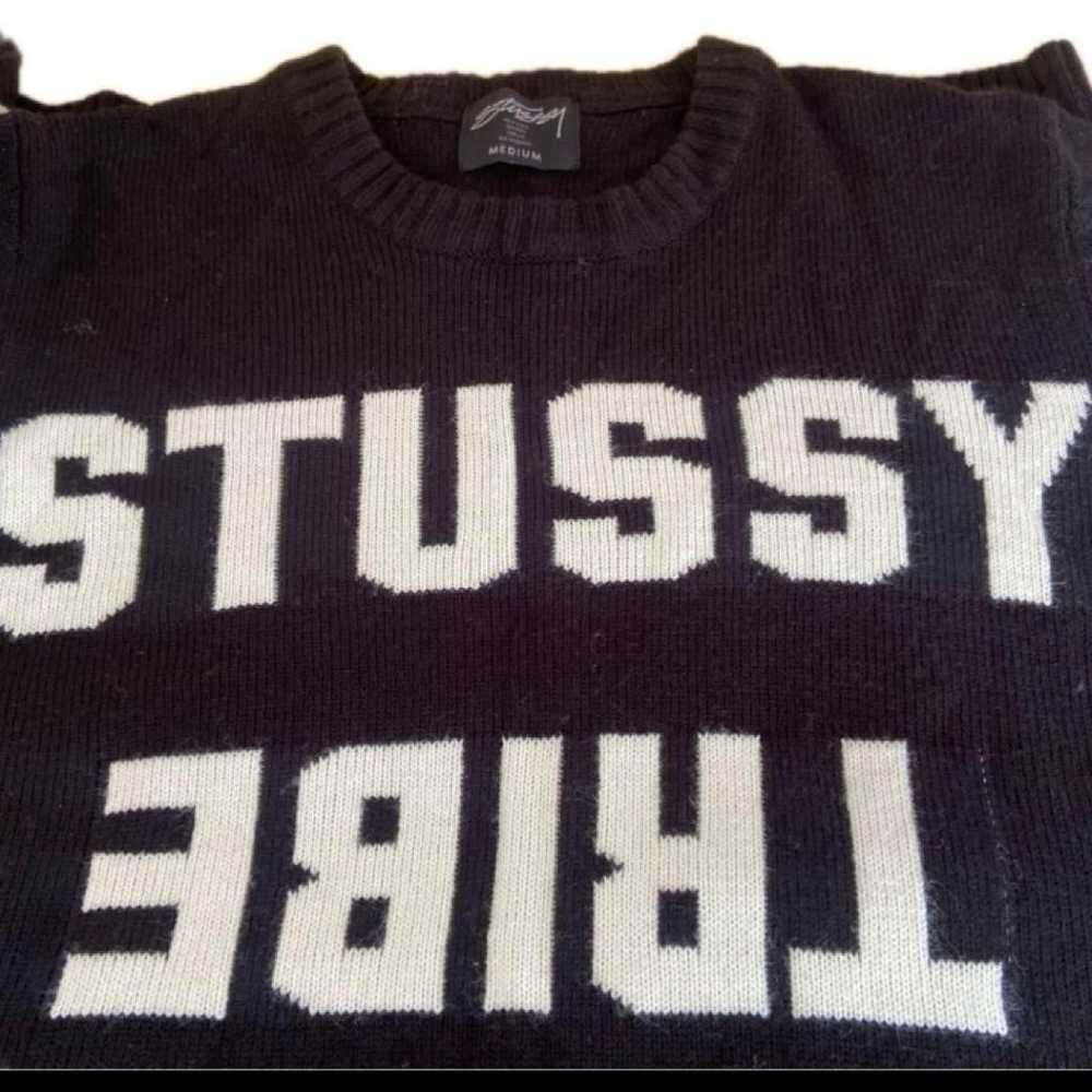 STUSSY Big Logo Knit Sweater Dress M - image 8