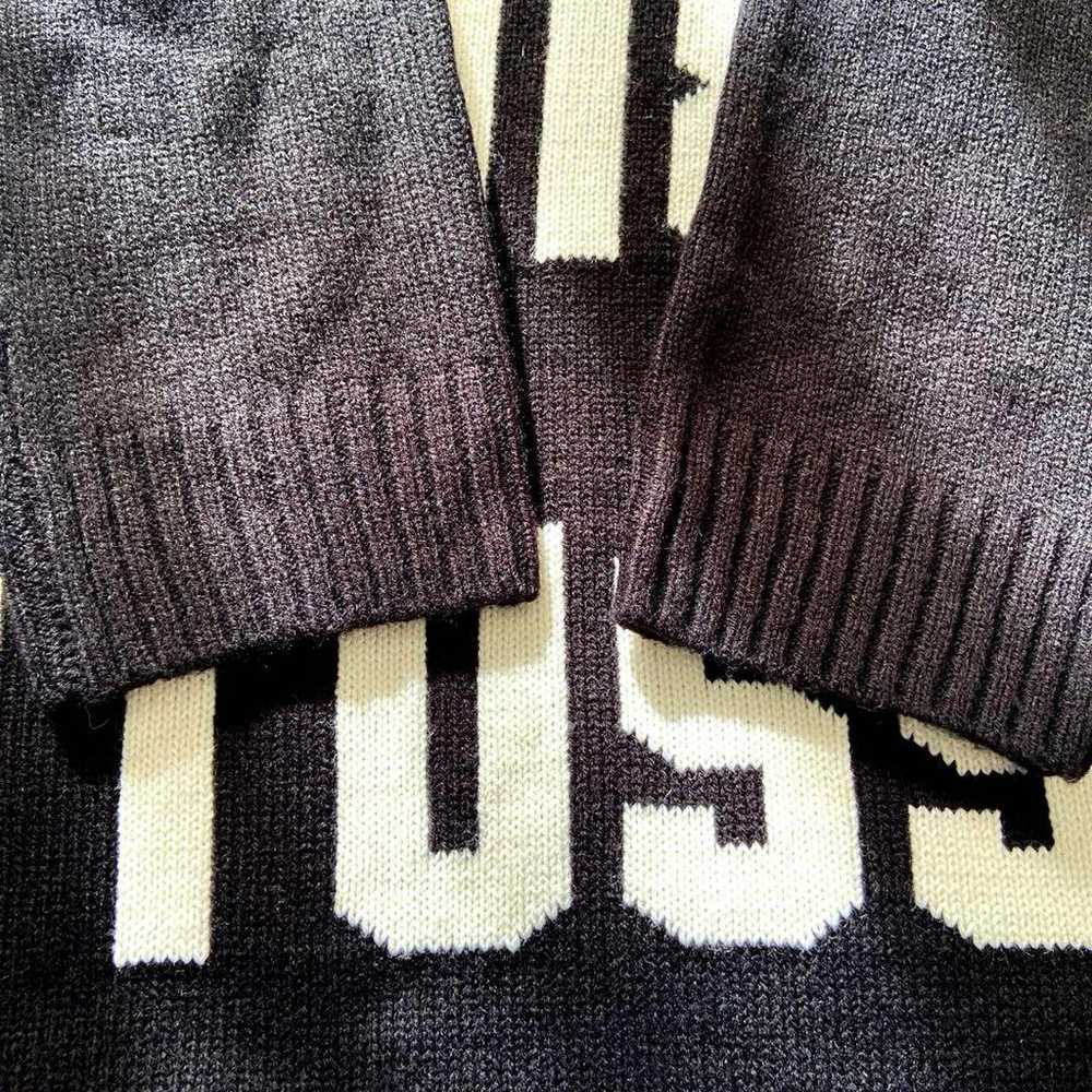 STUSSY Big Logo Knit Sweater Dress M - image 9