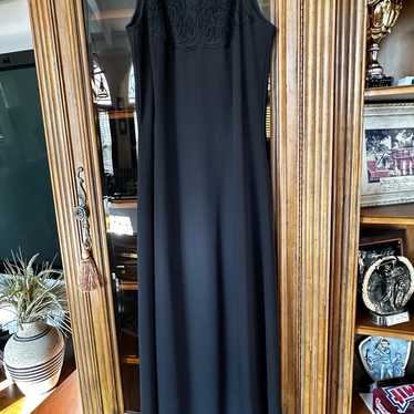 Beautiful beaded black gown