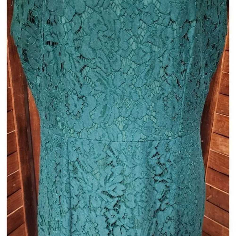 Merokeety Women's XL Retro Floral Lace Slim Eveni… - image 4