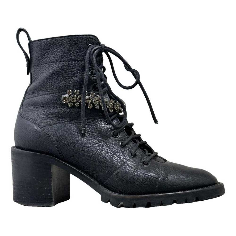 Jimmy Choo Cruz leather lace up boots - image 1