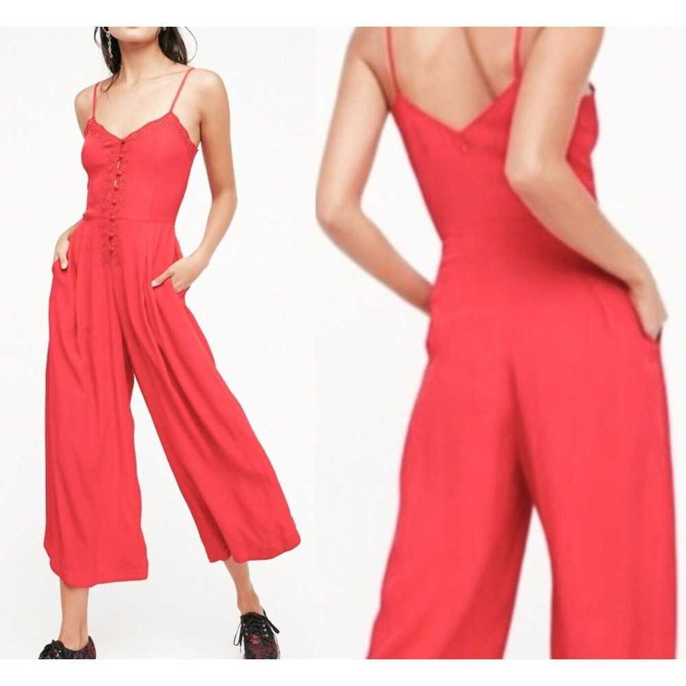 Free People | Pant Jumpsuit Romper | Coral Red | … - image 11