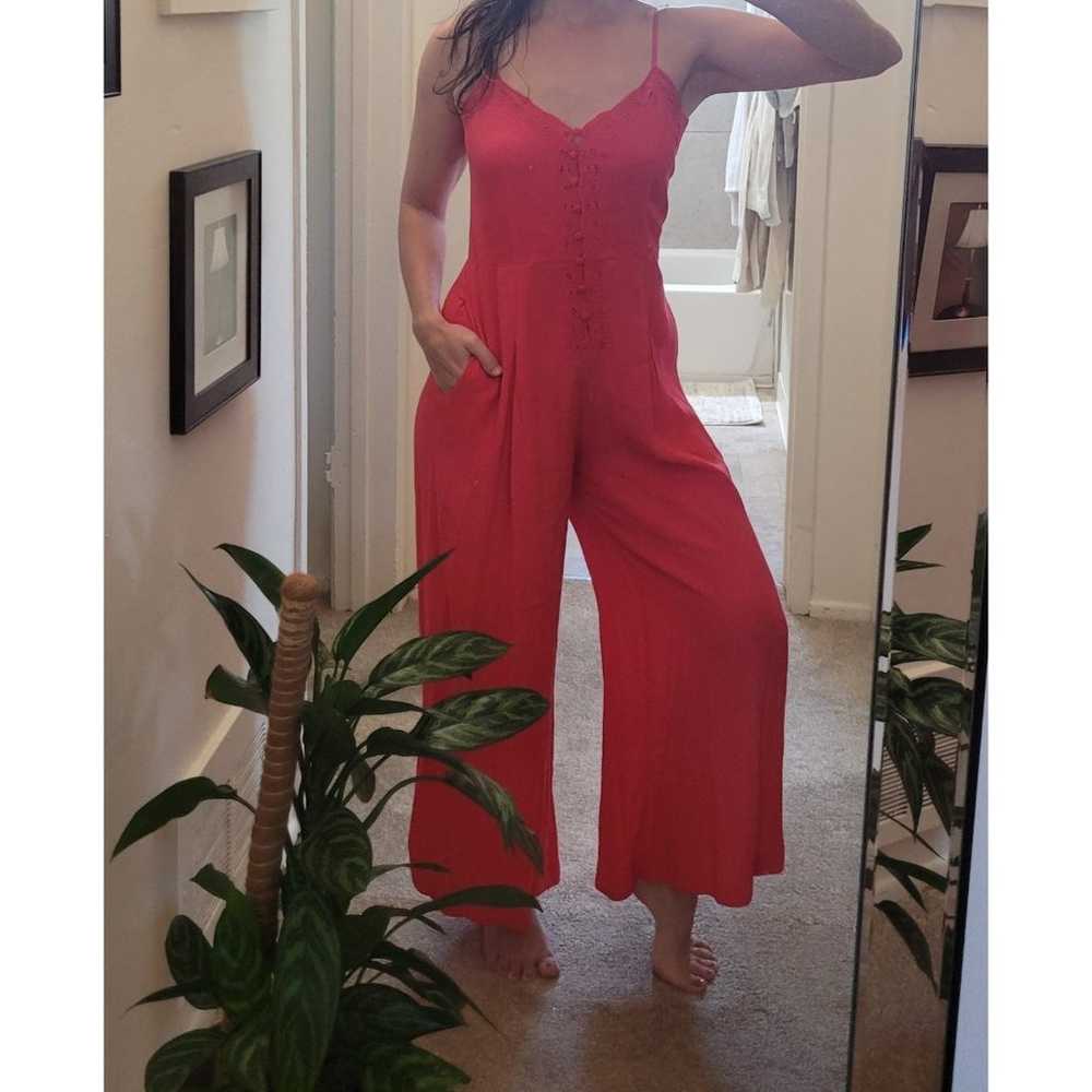 Free People | Pant Jumpsuit Romper | Coral Red | … - image 3