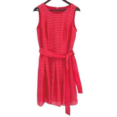 Tommy Hilfiger Illusion Striped Pleated Dress siz… - image 1