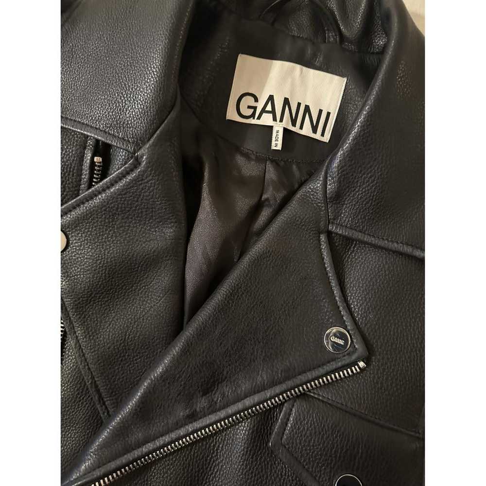 Ganni Fall Winter 2019 leather biker jacket - image 2