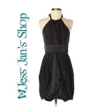 Thread Social Silk Halter Dress Black