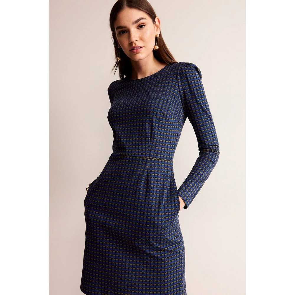 Boden Dark Blue Petite Penelope Jersey Dress sz 6 - image 1