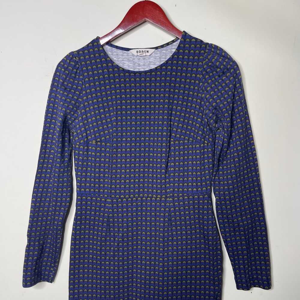 Boden Dark Blue Petite Penelope Jersey Dress sz 6 - image 5