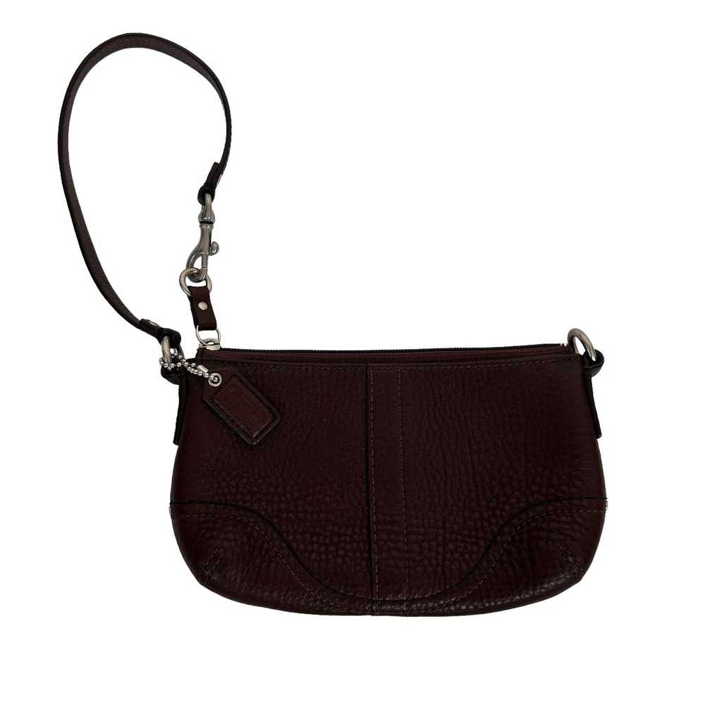 Coach Coach Brown Leather Wristlet Wallet - image 5