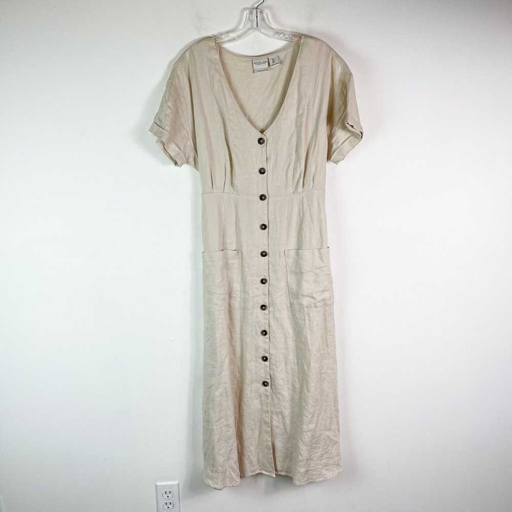 Rachel Zoe Button Front Short Sleeve Shirt Dress … - image 5