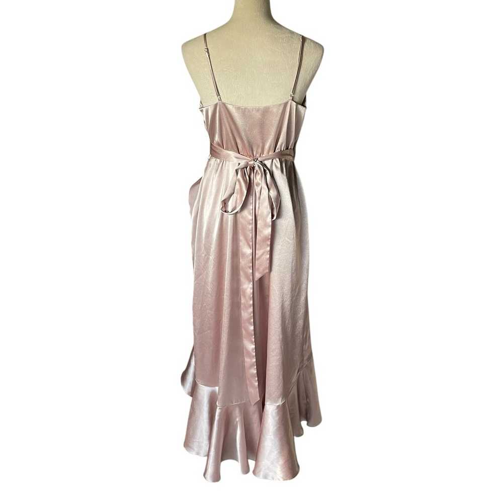 Birdy Grey YC Satin Asymmetrical Blush Rose Gold … - image 3