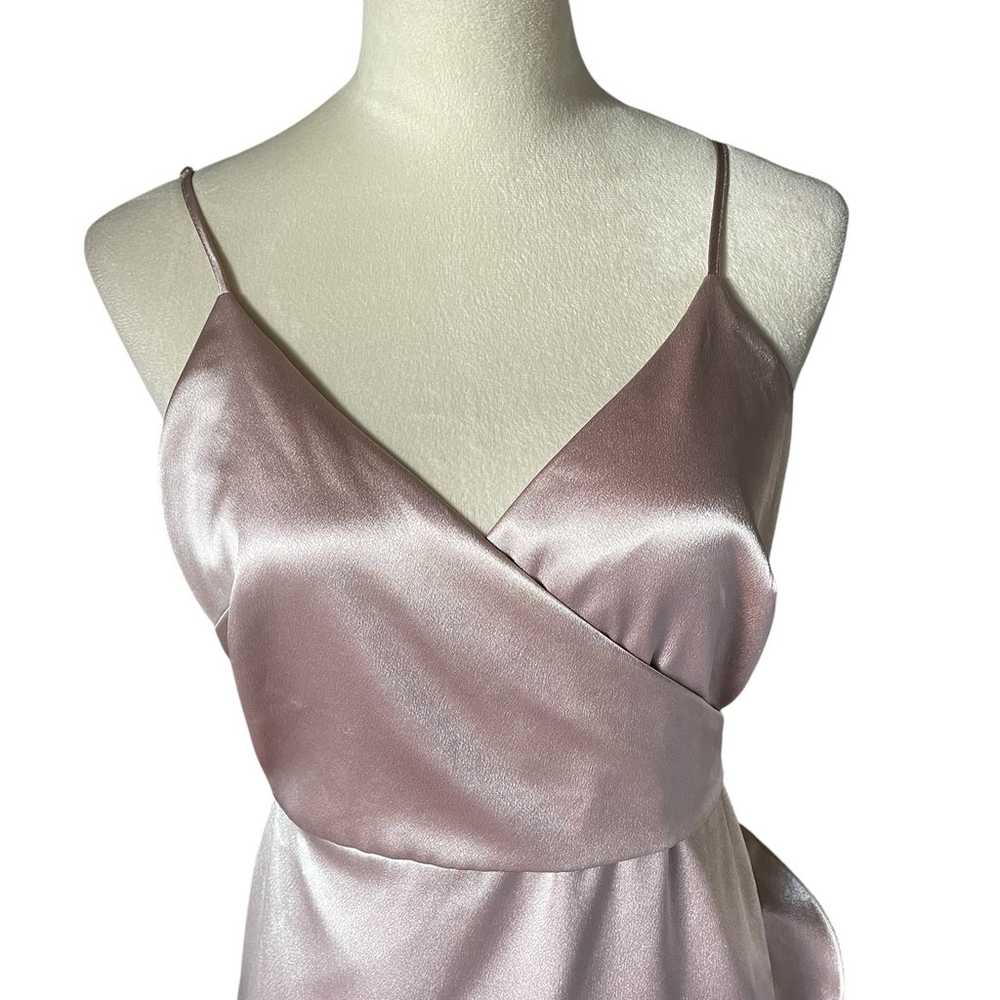 Birdy Grey YC Satin Asymmetrical Blush Rose Gold … - image 4