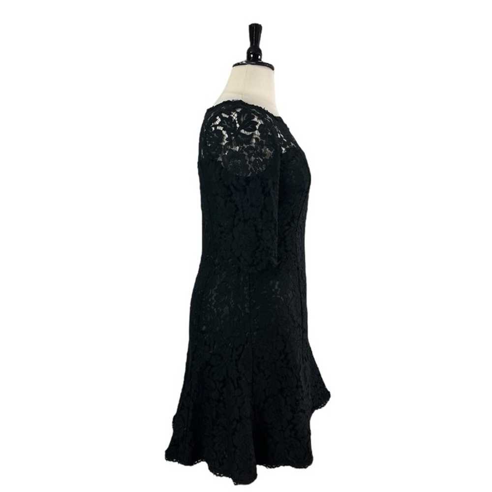 Eliza J Cocktail Dress Fit Flare Black Illusion L… - image 4