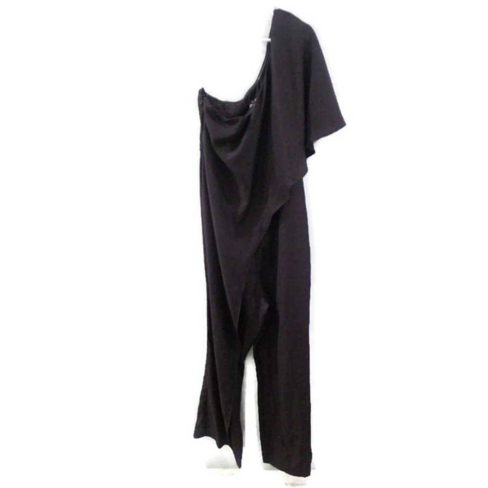 Venus One Shoulder Formal Jumpsuit - Black 18 - image 2