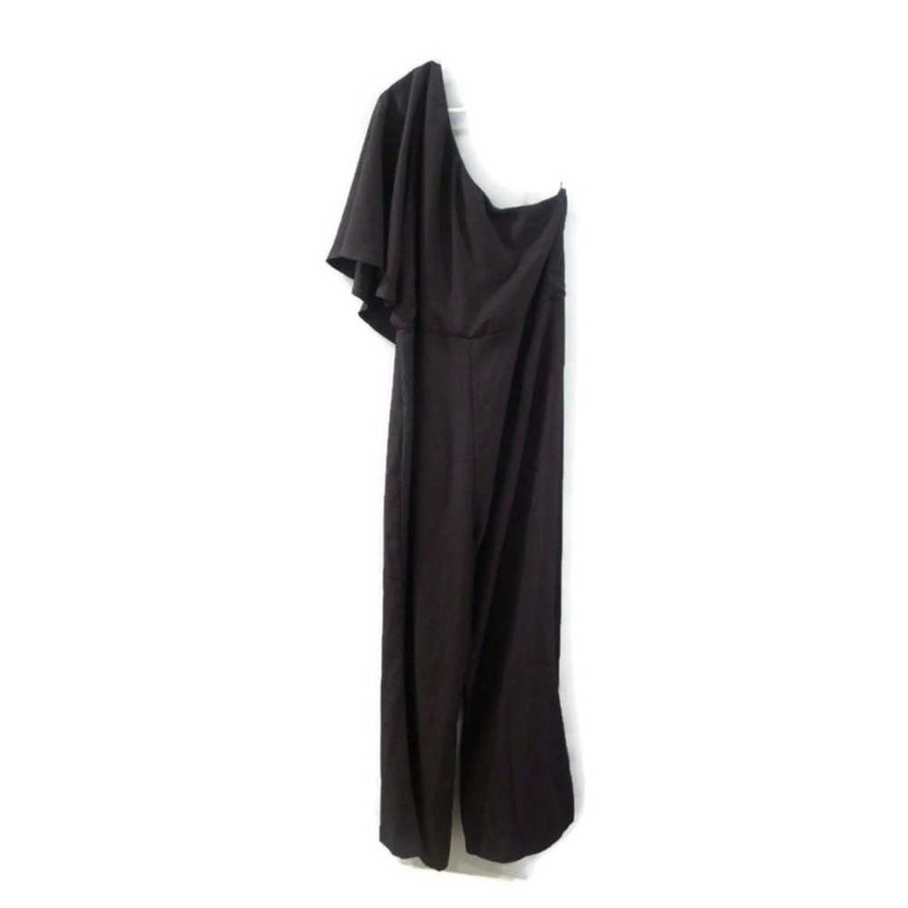 Venus One Shoulder Formal Jumpsuit - Black 18 - image 3