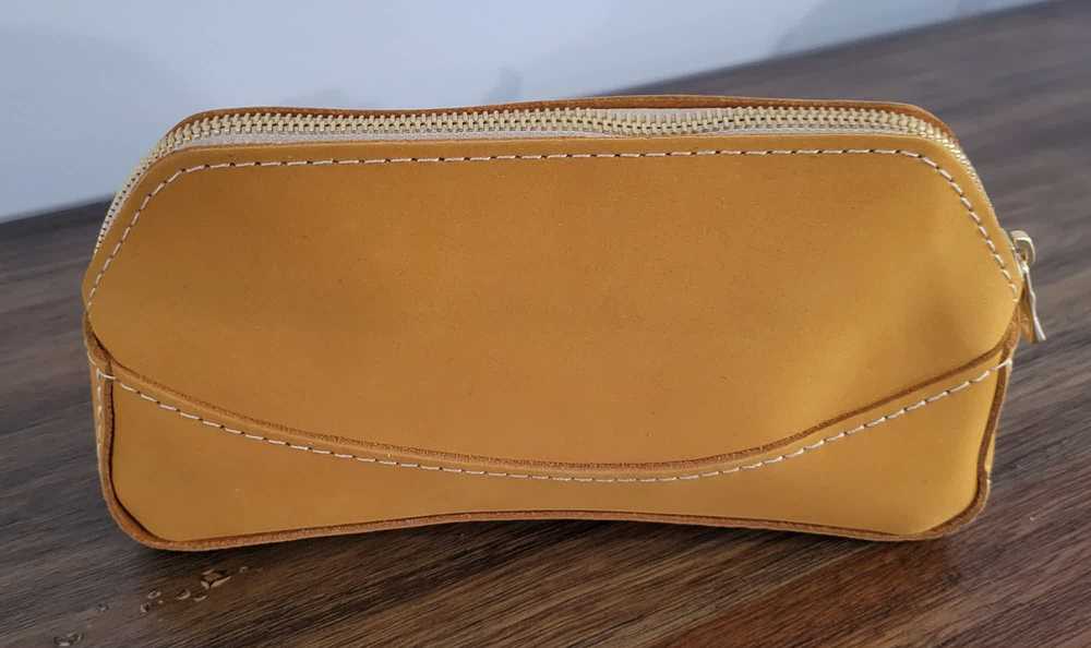 Portland Leather Turmeric Artisan Bag Pouch - image 3