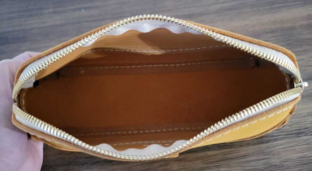 Portland Leather Turmeric Artisan Bag Pouch - image 4