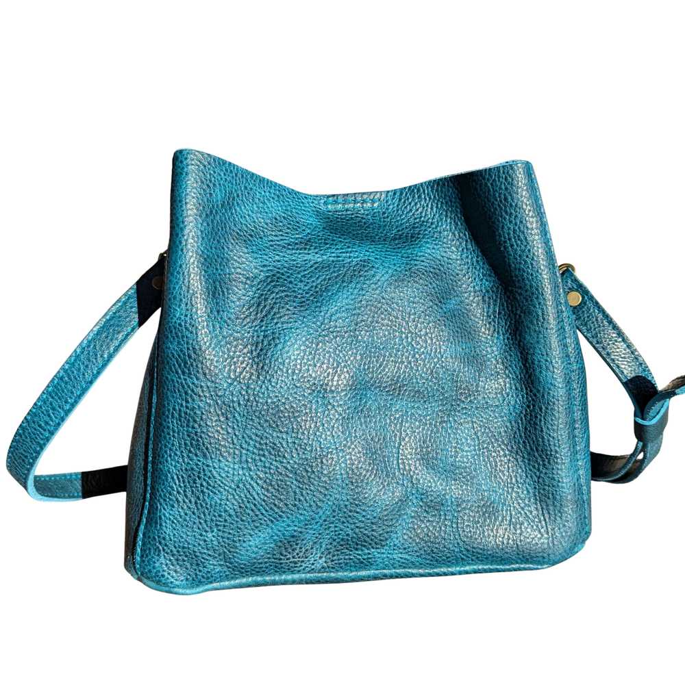 Portland Leather Butterfly Bucket Bag - image 6