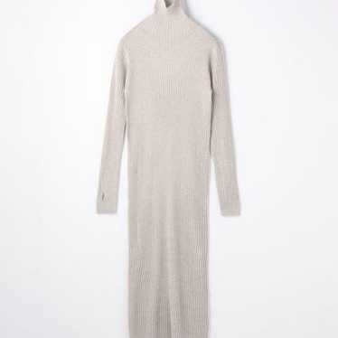 TOMORROWLAND Worsted Wool Rib High Neck Dress - image 1