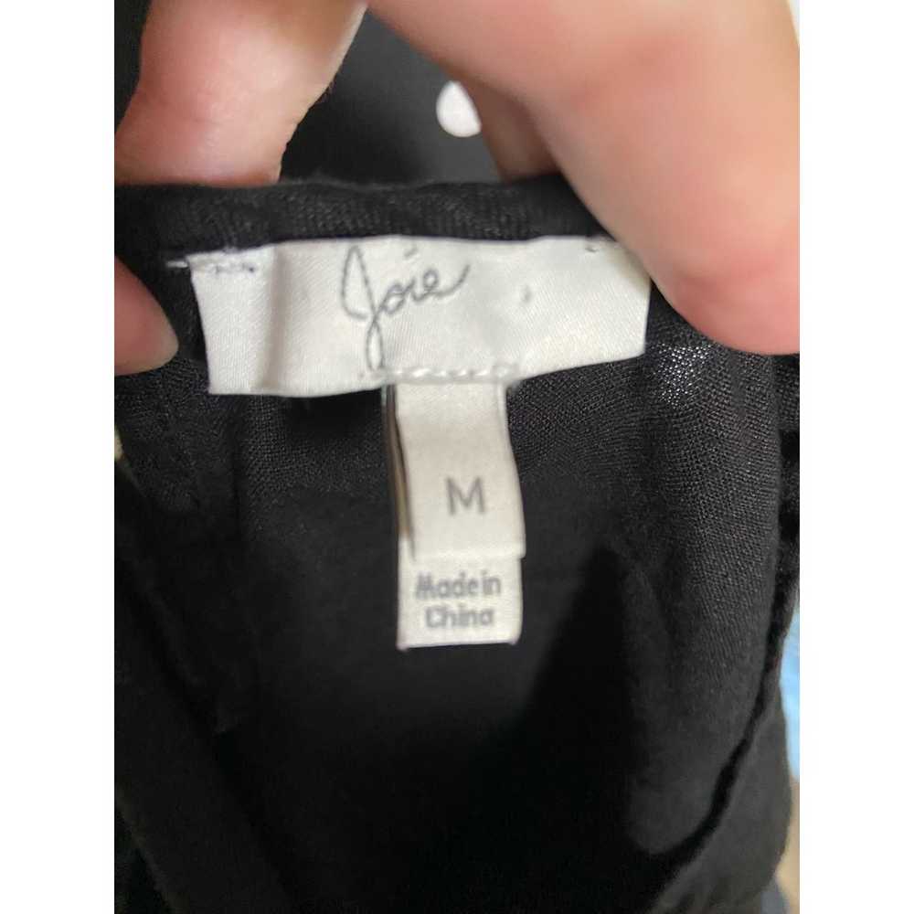 Joie Womens Dress Size M Quoara Black Linen Mini … - image 7