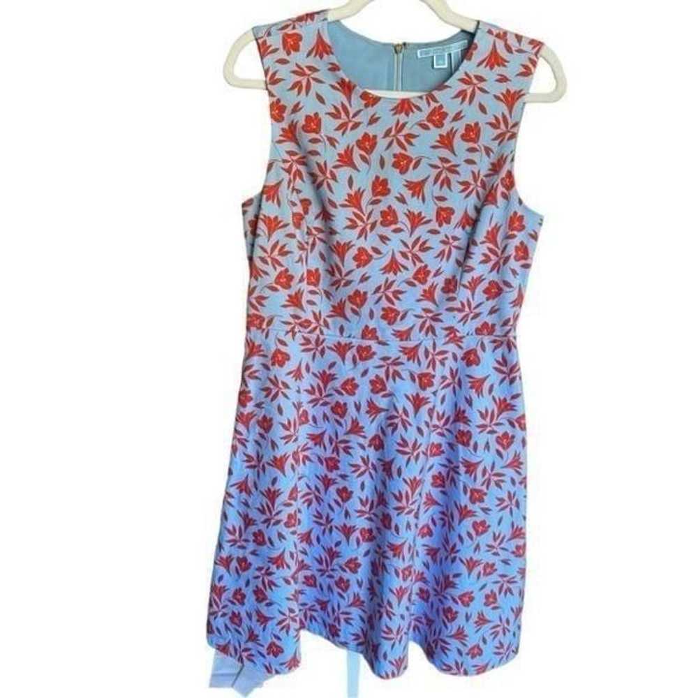 Draper James Madeline Mackenzie blue red floral d… - image 3