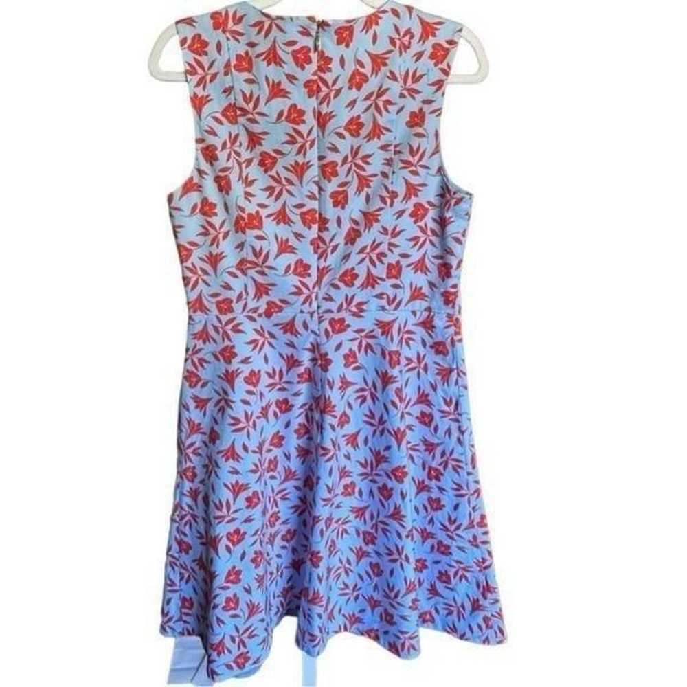 Draper James Madeline Mackenzie blue red floral d… - image 4