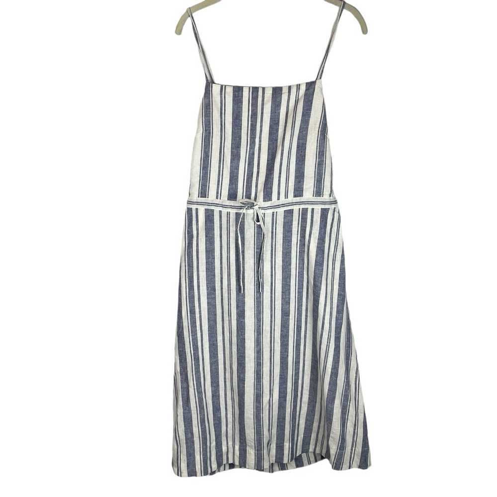 Marine Layer Lily Dress blue white stripe linen b… - image 1