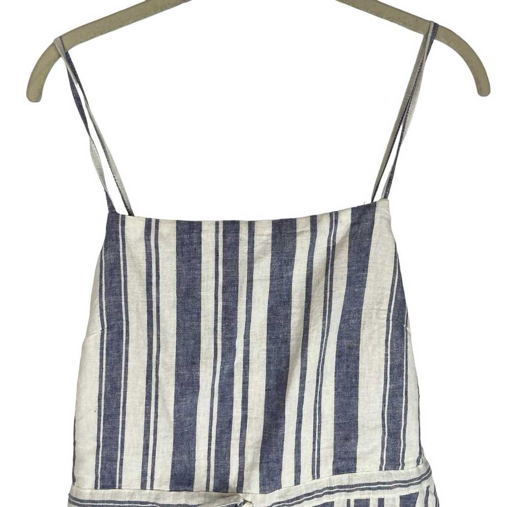 Marine Layer Lily Dress blue white stripe linen b… - image 2