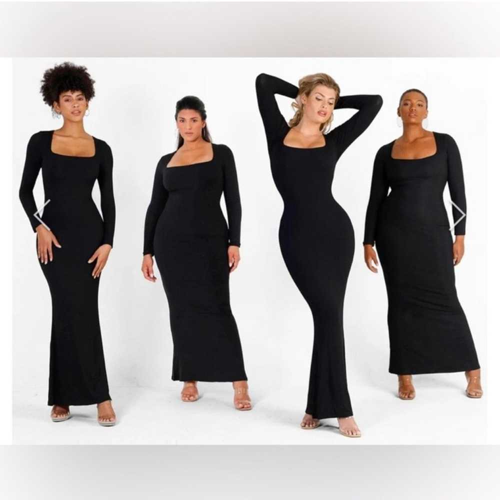 Popilush Built-In Shapewear Long Sleeve Maxi Loun… - image 3