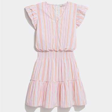 Vineyard Vines Harbor Multi Stripe smocked dress s