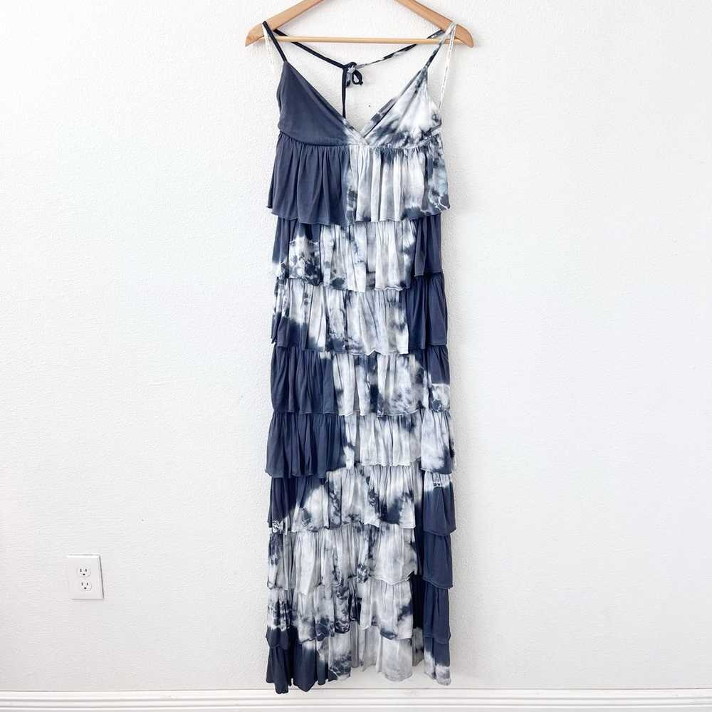 Young Fabulous & Broke Tiered Maxi Dress in Tie D… - image 1