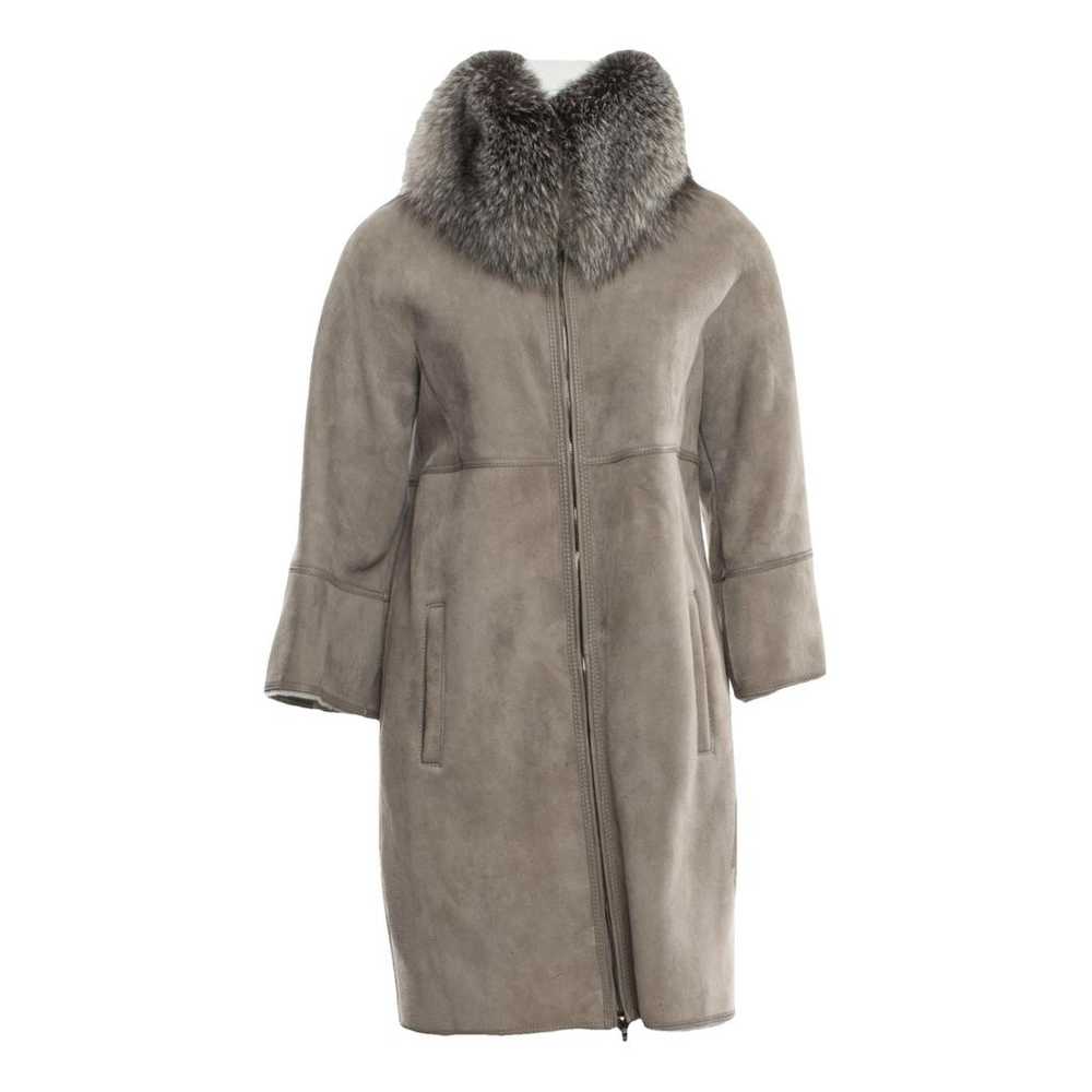 Kiton Shearling coat - image 1