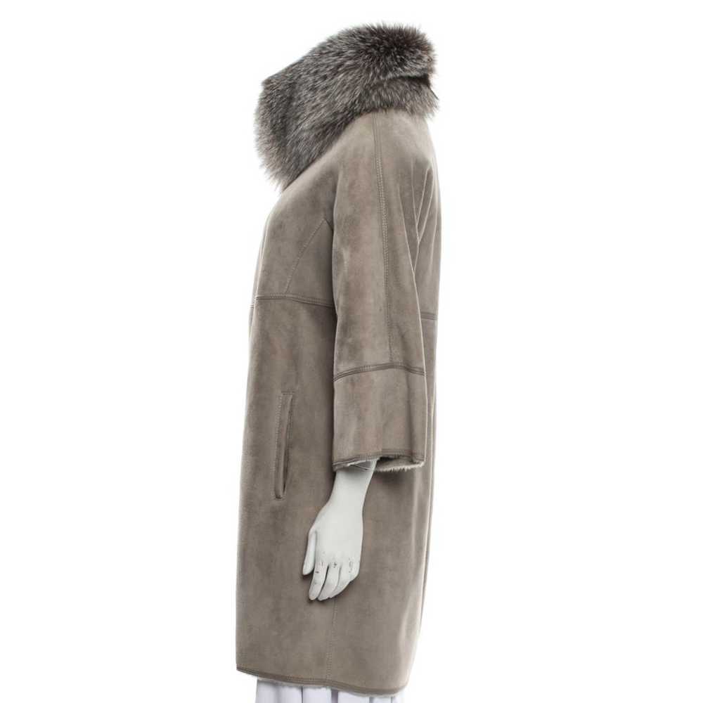 Kiton Shearling coat - image 2