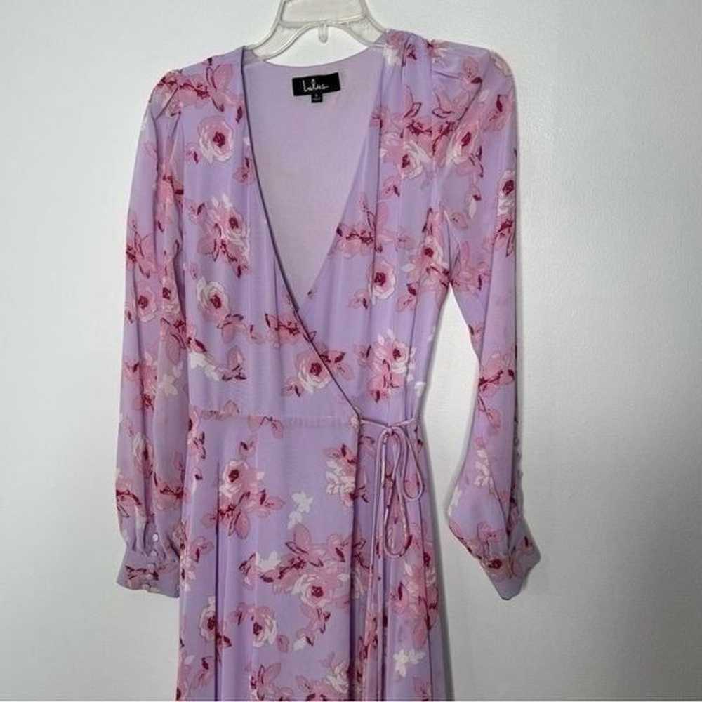 Lulu’s My Whole Heart Lavender Floral Print Long … - image 7