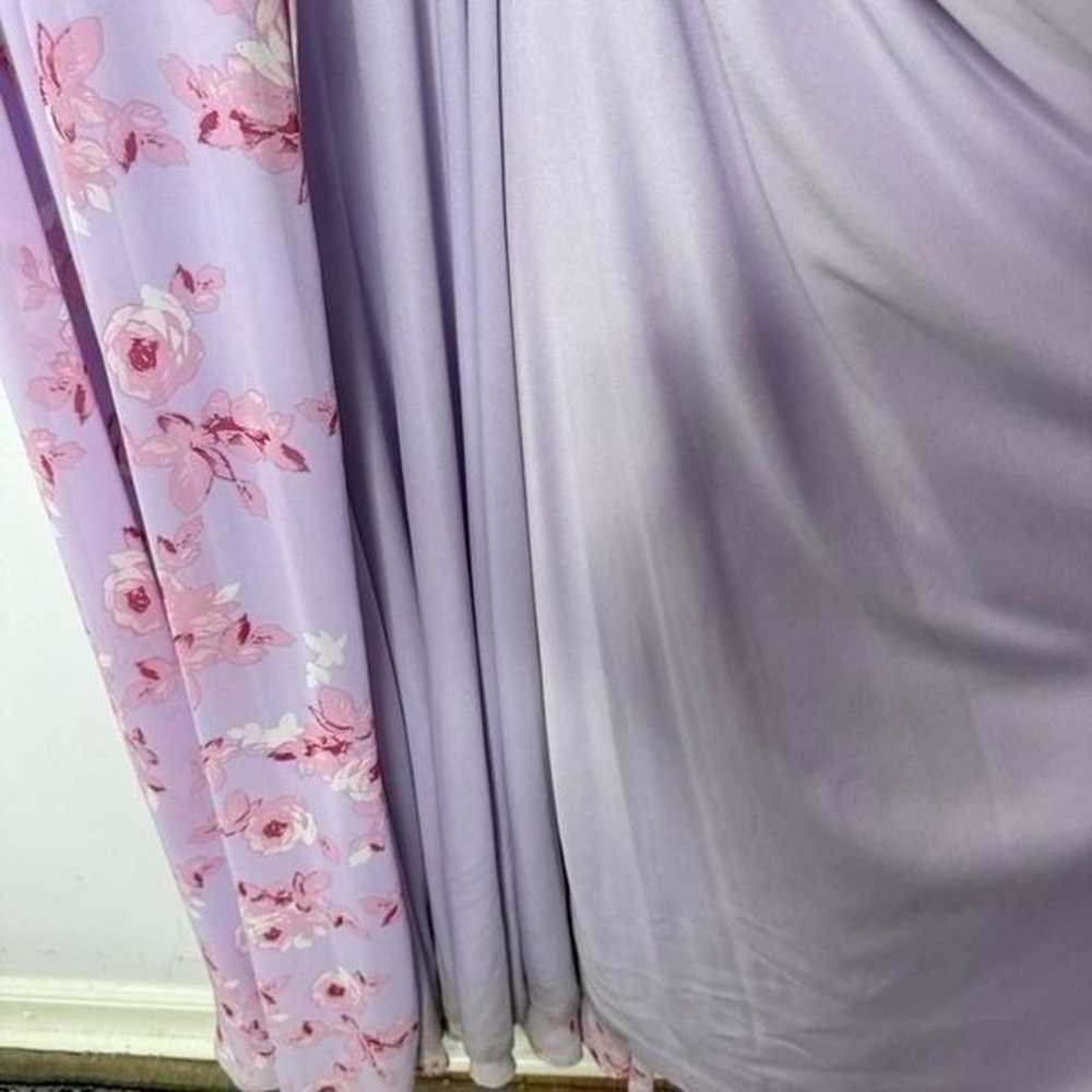 Lulu’s My Whole Heart Lavender Floral Print Long … - image 8