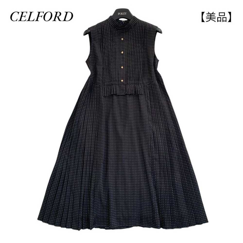 【Beautiful Condition】Selford Long Dress Pleats Sl… - image 1