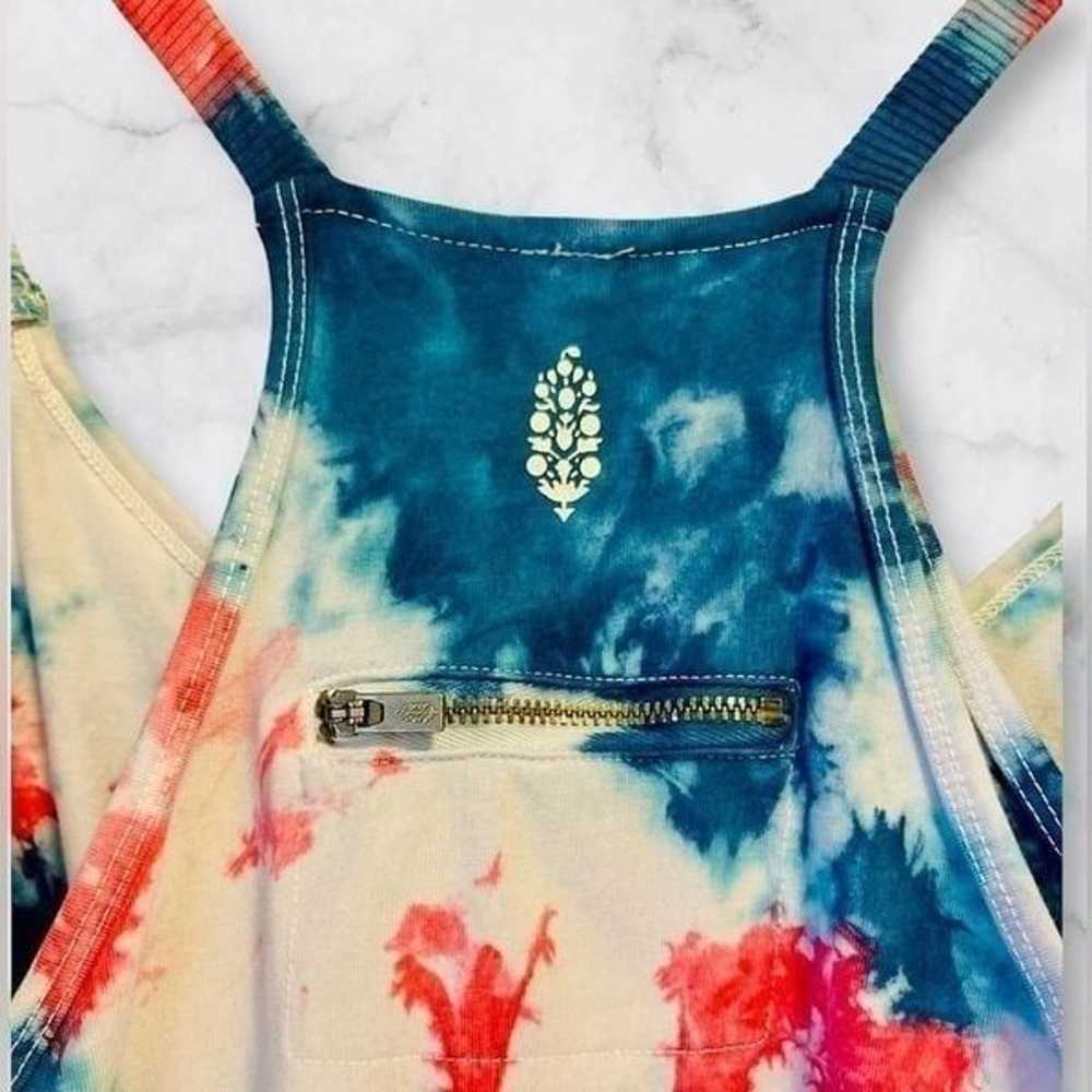 Free People Hot Shot Mini Dress Tie Dyed Size Med… - image 6