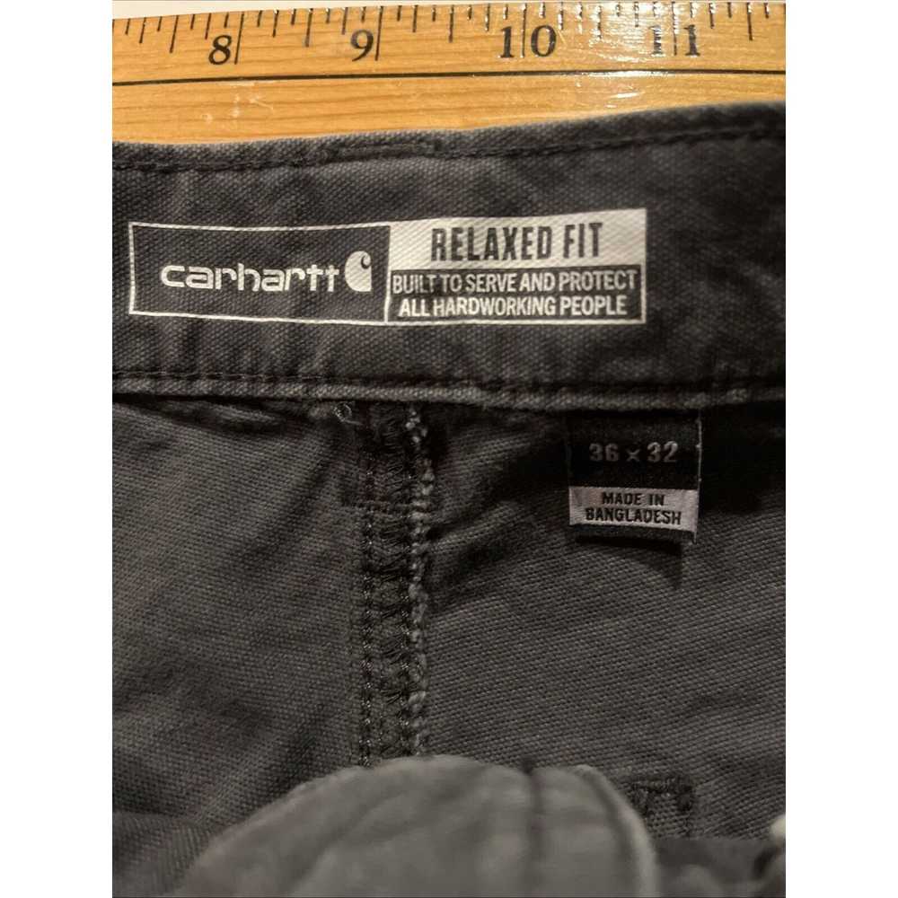 Carhartt Carhartt Men’s 36x31 Canvas Carpenter Do… - image 3