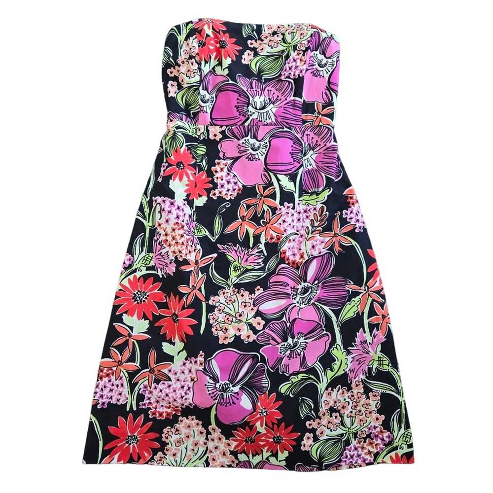 Lilly Pulitzer Women's Sabrina DressBlack Flower … - image 2