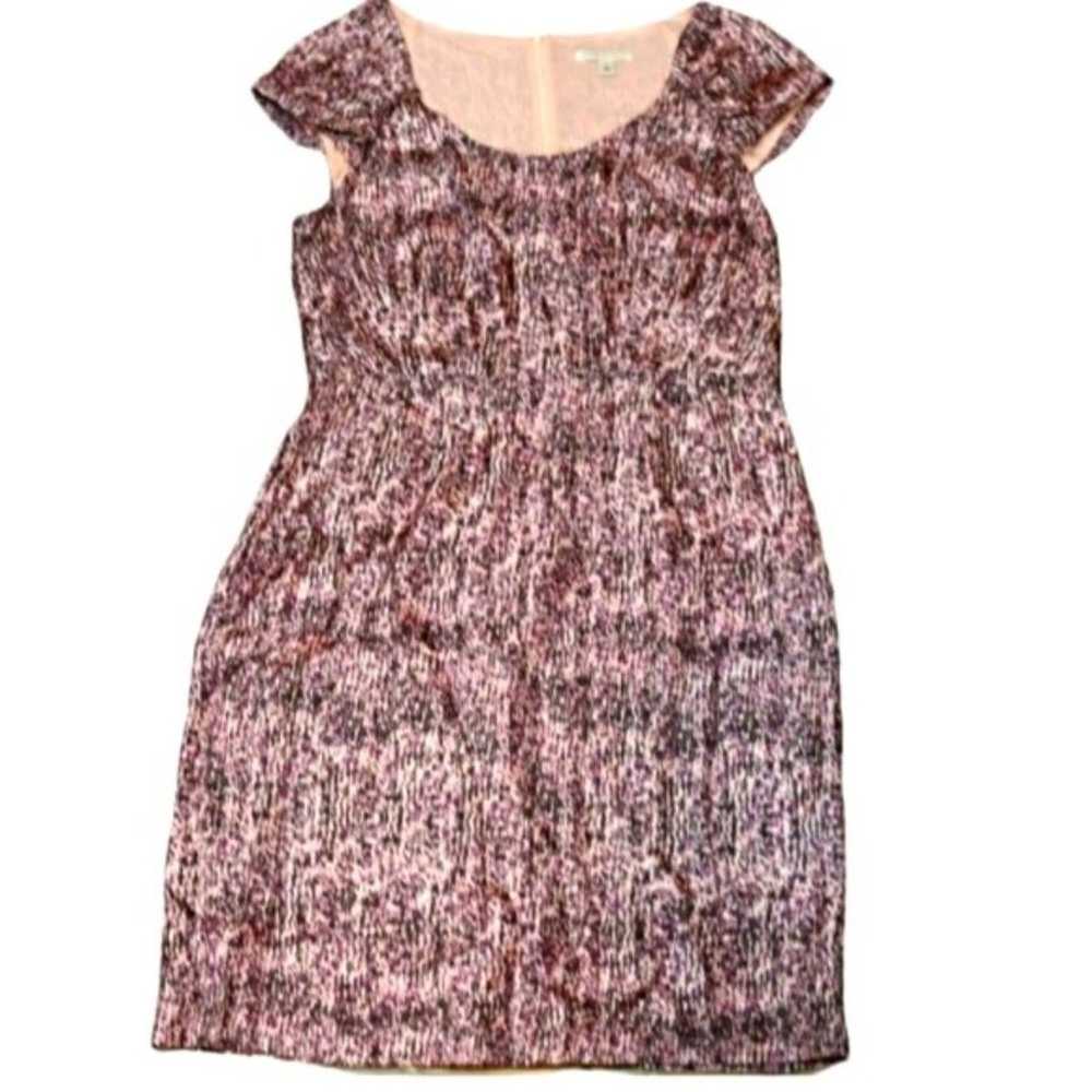 Banana Republic Pink & Purple Silk Midi Dress nwo… - image 2