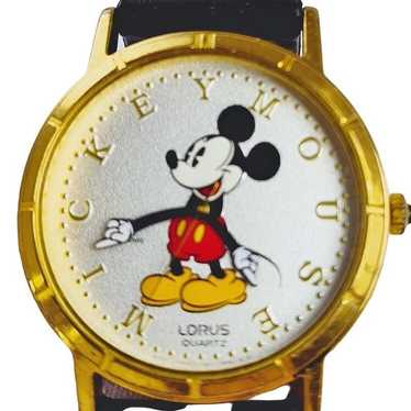 Disney Disney Lorus Mickey Mouse Gold-Toned Watch… - image 1