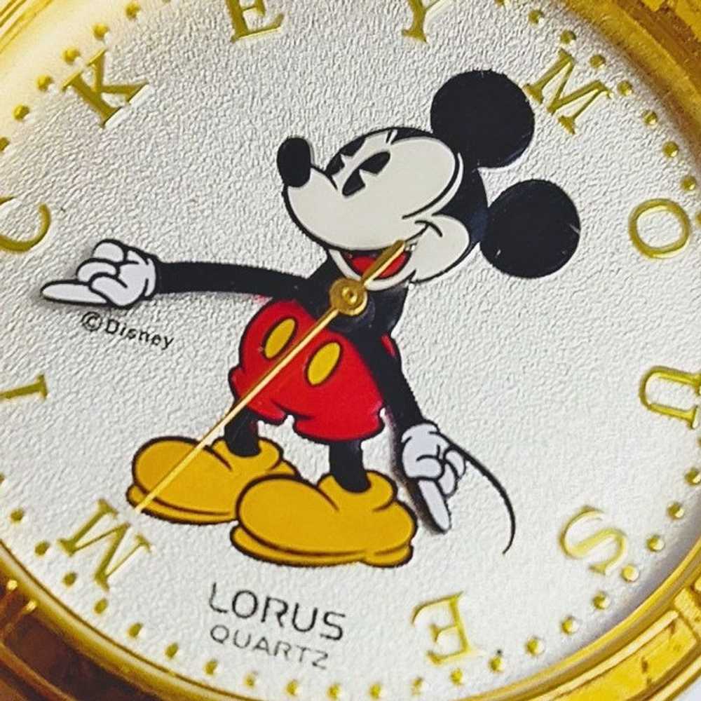 Disney Disney Lorus Mickey Mouse Gold-Toned Watch… - image 2