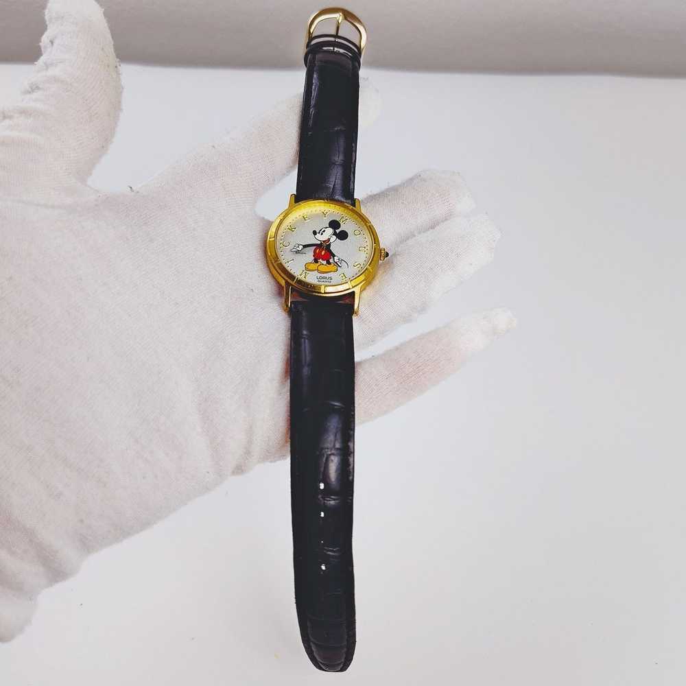 Disney Disney Lorus Mickey Mouse Gold-Toned Watch… - image 5